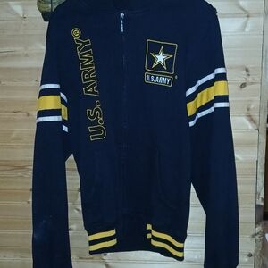 Honora Men's Military Jacket with Yellow and White Accents